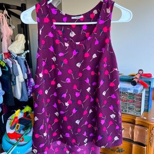 ✅4/$25✅ Halogen Abstract Floral Tank Top